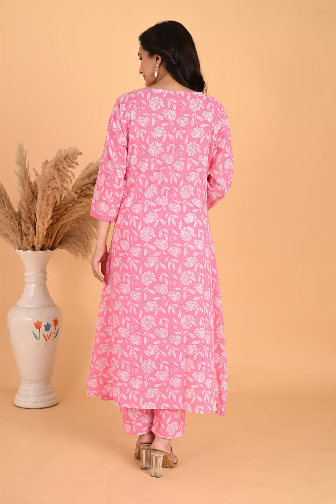 Light pink kurta set